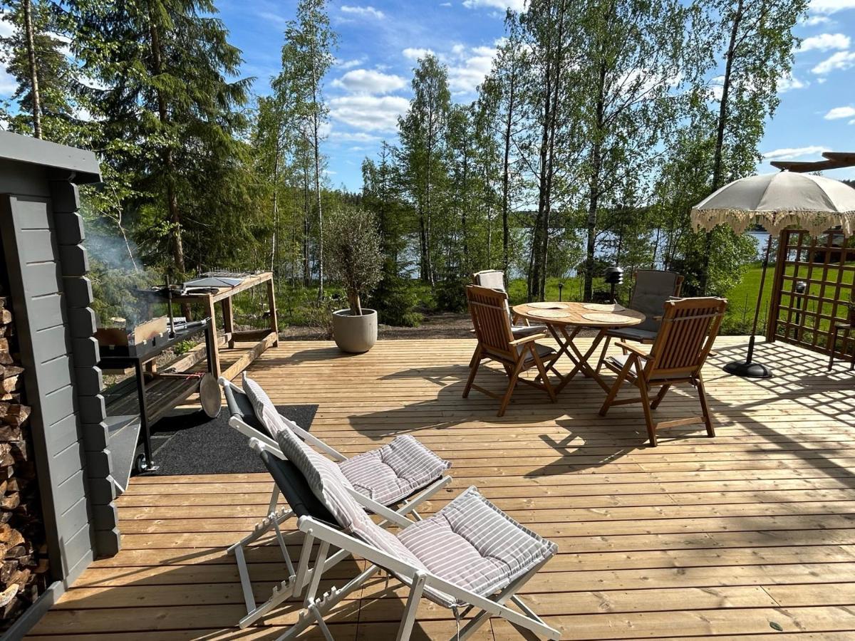Sauna Cabin In The Heart Of Nuuksio National Park - Moekki Nuuksiossa Esbo Exteriör bild