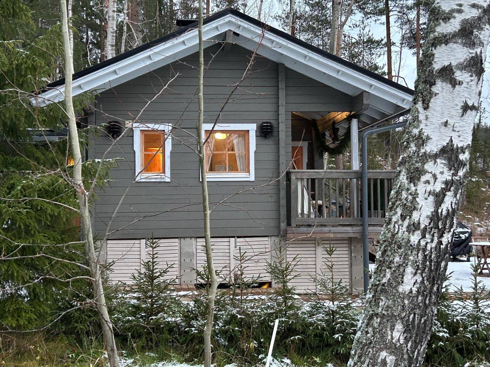 Sauna Cabin In The Heart Of Nuuksio National Park - Moekki Nuuksiossa Esbo Exteriör bild