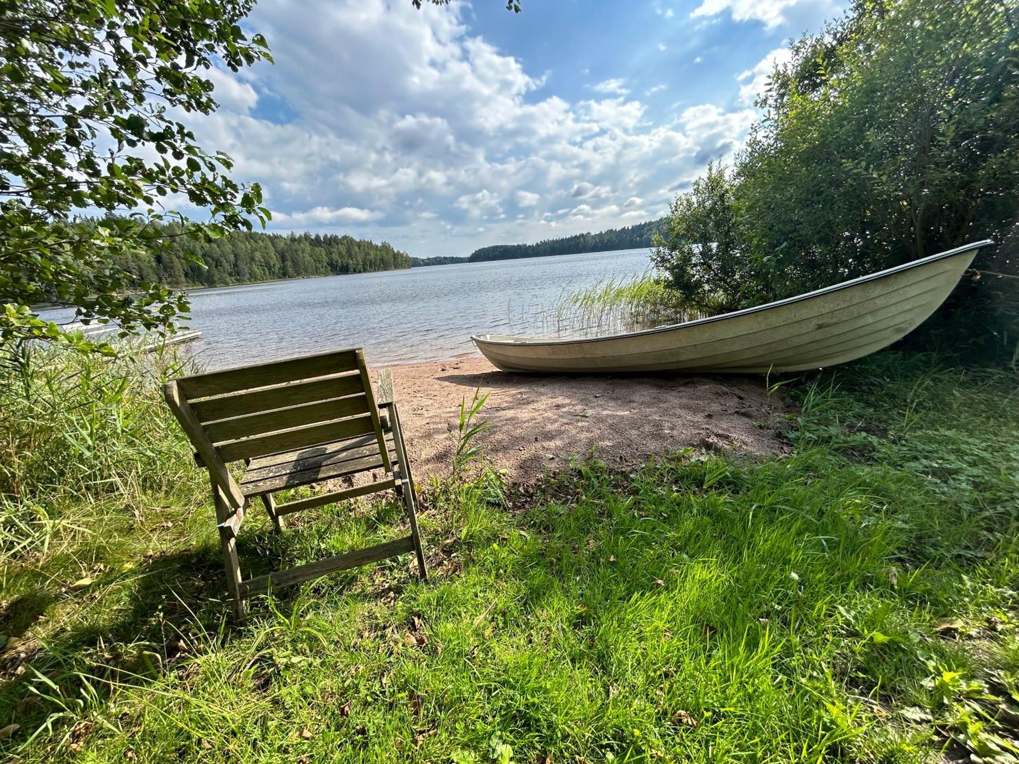 Sauna Cabin In The Heart Of Nuuksio National Park - Moekki Nuuksiossa Esbo Exteriör bild